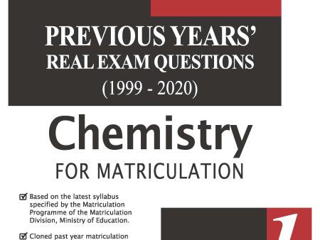 Previous Years  Real Exam Questions: Chemistry (Semester 1) Online Sale