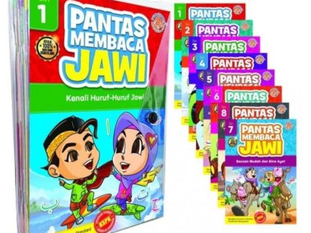 Siri Buku Pantas Membaca Jawi (Buku 1-8) For Sale