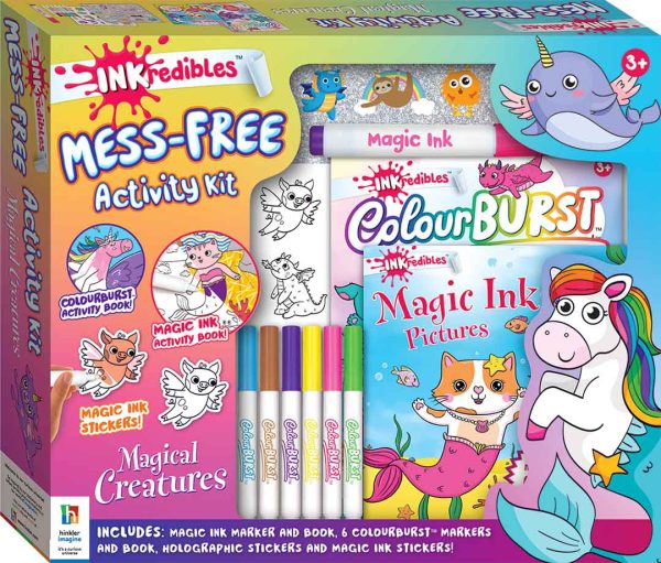 INKredibles Mess-Free Activity Kit: Magical Creatures For Cheap