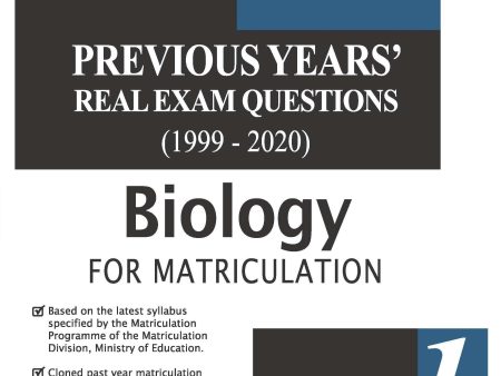 Previous Years  Real Exam Questions: Biology (Semester 1) Cheap