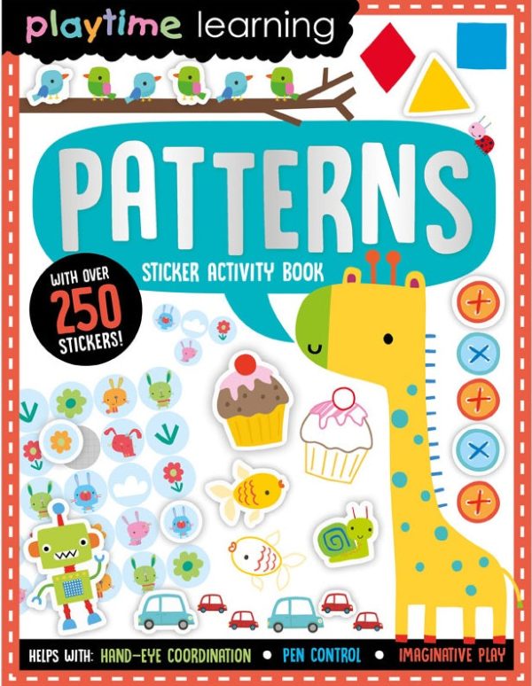 Playtime Learning Patterns Sticker Activity Book Fashion