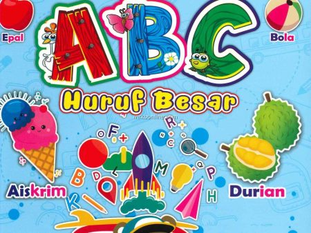 Mari Membaca, Menulis & Mewarna - ABC Huruf Besar Sale