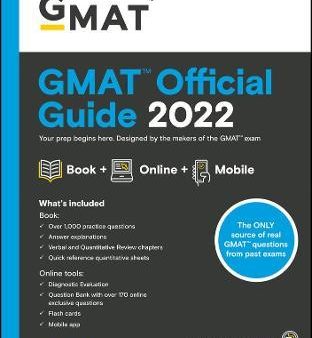 GMAT Official Guide 2022: Book + Online Question Bank, 1E For Sale