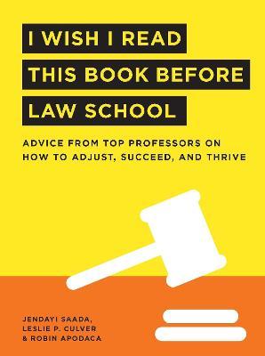 I Wish I Read This Book Before Law School For Sale