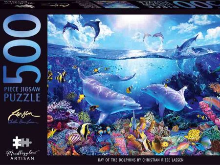 Mindbogglers Artisan Jigsaw: Day of the Dolphins Fashion