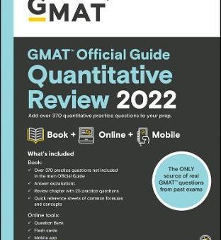 GMAT Official Guide Quantitative Review 2022 : Book + Online Question Bank Online now