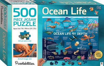 Puzzlebilities: Ocean Life 500 Piece Jigsaw Puzzle Online