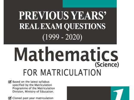 Previous Years  Real Exam Questions: Mathematics (Semester 1) Fashion