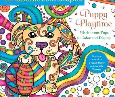 Zendoodle Colorscapes: Puppy Playtime : Rascally Pups to Color and Display Sale