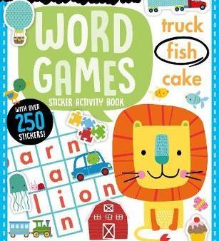 Playtime Learning Word Games Sticker Activity Book For Cheap