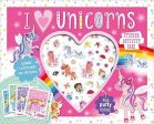 I Love Unicorns Sticker Activity Case on Sale