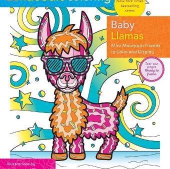 Zendoodle Coloring: Baby Llamas : Mini Mountain Friends to Color and Display Sale